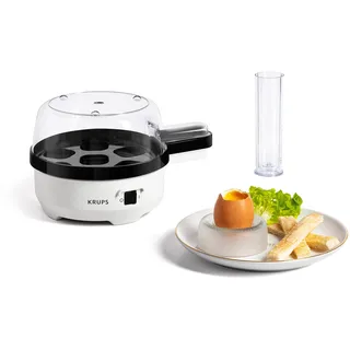 Krups EG2331 7 Eier + Messbecher Weiß/Schwarz