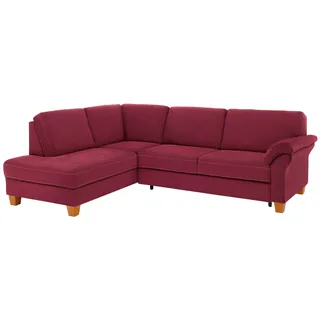 OTTO home Eckcouch Mikrofaser 2-Sitzer rot