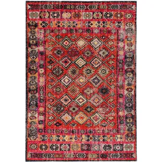 Pergamon Zoe Designer-Teppich 120 x 170 cm Rot
