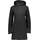 Damen-Softshellparka mit Kapuze Schwarz