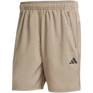 adidas Herren Train Essentials Woven Training Shorts, Chalky Brown/Black, XL 5 inch