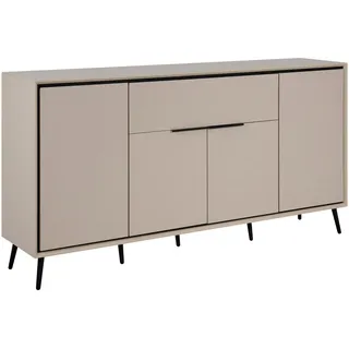 Finori Sideboard 175 x 90 x 38 cm Sand/Schwarz