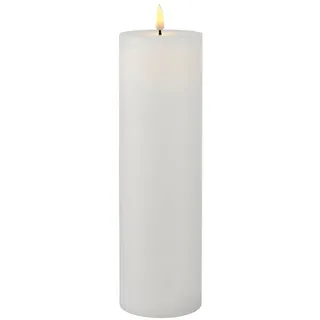 LED-Echtwachskerzen Sille Exclusive Sirius weiß, 25 cm