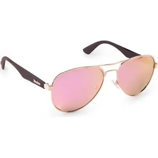 Verdster damen pilotenbrille polarisierte frauen-sonnenbrillen Mubiala rosa gläser - Schwarz