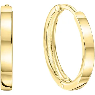 FIRETTI Creolen Schmuck Geschenk goldfarben 375 matt