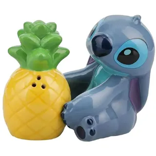 maxi-profi Stitch and Pineapple Salz- und Pfefferstreuer – offiziell lizenziertes Disney Lilo & Stitch Keramik-Set für Küche und Heimdekoration, Einweihungsgeschenk Paladone