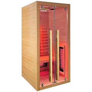 Home Deluxe Infrarotkabine SONORA S – 90 x 90 cm Freizeit, Wellness, Infrarotkabinen