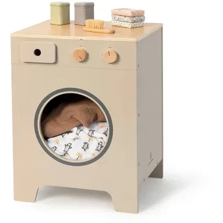 Musterkind Kinderküche , Grau, Naturfarben , Holz, Holzwerkstoff , 31.5x48x35 cm , FSC 100%, CE, EN 71 , Spielzeug, Holzspielzeug