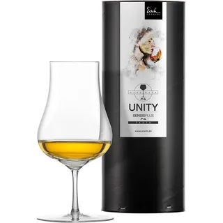 EISCH Malt Whisky Nosing Glas Unity SENSISPLUS in Geschenkröhre (1 Stk), Handgefertigtes Whiskyglas für Malt Whisky, Cognac und Rum, spülmaschinenfest, Made in Germany (Art.-Nr. 180085)