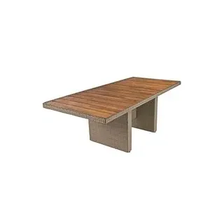 Garden Pleasure Gartentisch BRAGA dunkelbraun rechteckig 100,0 x 220,0 x 75,0 cm