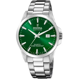 Festina Swiss Made silber groß (ca. 41mm)