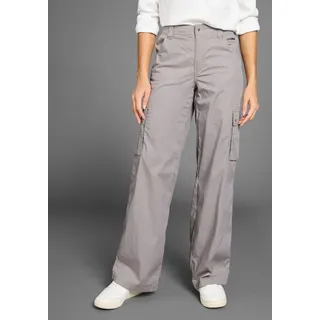 KangaROOS Cargohose Wide-Leg grau 38