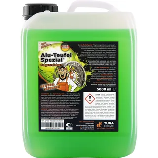 Tuga Chemie Alu-Teufel Spezial Felgenreiniger Aktiv-Gel für glänzende Alufelgen Dank säurefreier Schmutzentfernung 1l & 5l