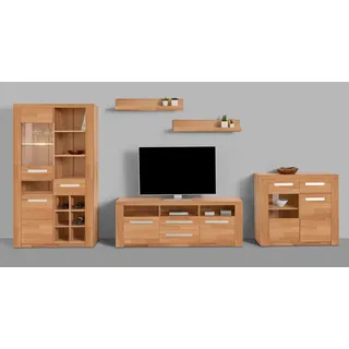 Home Affaire Wohnwand »Kolding«, (Set, 5 St.), teilmassives Holz,