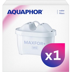 AQUAPHOR Filterkartusche MAXFOR+ Pack 1 mit Magnesium I Filtert Kalk & Chlor sowie Schwermetalle & andere Stoffe I 200l klares Wasser I Mit AQUALEN Technologie I Für besseres Essen & Trinken