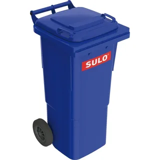 60 Liter Sulo Mülltonne, Mülleimer, Abfalltonne, Großmüllbehälter blau (60 Sulo blau) - Blau