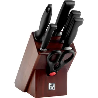 Zwilling Vier Sterne Messerblock 7-tlg. Braun