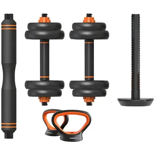 Xiaomi Hantel- und Kettlebellset 10 kg schwarz/orange