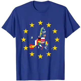 Europa Flaggen, EU Flagge, Fahne Europa, Europäische Union T-Shirt