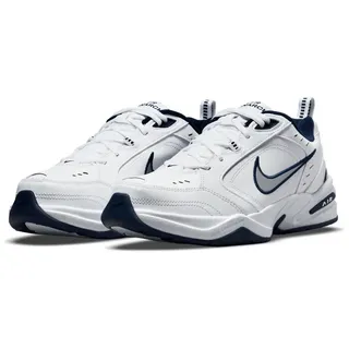 Air Monarch IV White/Metallic Silver/Midnight Navy 42