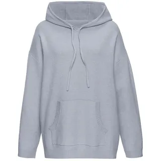 ELBSAND Hoodie Damen rauchblau meliert Gr.44/46