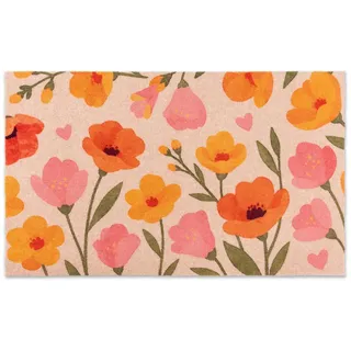 Astra Fussmatte , Rosa , Textil , rechteckig , 66x110 cm , Teppiche und Böden, Schmutzfangmatten, Fußmatten