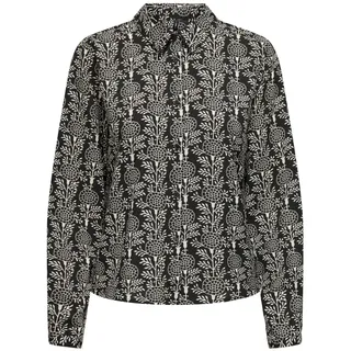 ONLY Damen Onlnova Life Elite L/S Maya Shirt Bluse, Black/AOP:592 Charm Boho, Small