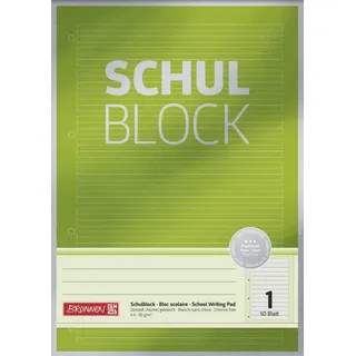 Brunnen Schulblock A4 Lin01 50Bl Premium