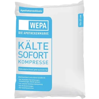 Wepa Kälte Sofort Kompresse 15 x 21 cm