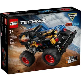 LEGO 42219 Monster Jam Grave Digger Feuer und Eis