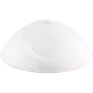 ORION LIGHTSTYLE Lampenschirm Lampenglas Leuchtenglas Ersatzglas Alabaster Ø 360mm 36cm Alabasterglas für Fassung E27 Loch 42mm Glas matt