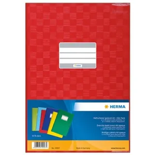 Herma Heftumschläge farbsortiert Kunststoff DIN A4