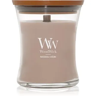 Woodwick Opulent Wood Patchouli Creme Duftkerze mit Holzdocht 275 g