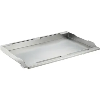 RÖSLE Full-Size BBQ Plancha ALLFLAME/EPICFLAME 4 aus Edelstahl | Massive Edelstahl-Plancha mit XL-Grillfläche für ALLFLAME und EPICFLAME Gasgrills, ideal für vielseitiges Grillen, silbern