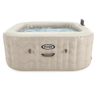 Intex PureSpa Chevron Deluxe 175 x 175 x 71 cm Beige