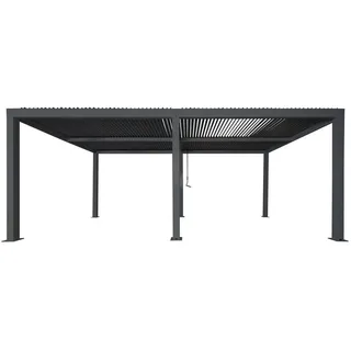 Mendler Gartenpavillon 3 x 6 m Anthrazit