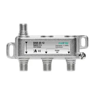 Axing BAB20-12 2-fach Abzweiger, 12 dB, 5 - 1006 MHz, Bauform 01 BAB02012 BAB 20-12