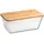 | Brotbox, Material: Kunststoff, Bambus, Maße: B: 35 x H: 13,5 x T: 20 cm, Farbe: Weiß, Braun | 58490