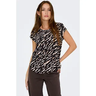 Only Onlvic S/S AOP Top Noos Braun 34