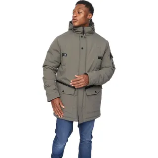 Crosshatch - "Legender" Parka für Herren BG1917 (XL) (Oliv) - Grün