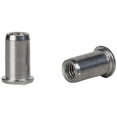 Bild von 1433706 Blindnietmutter (Ø x L) 9mm x 15.5mm M6 Stahl 250St.