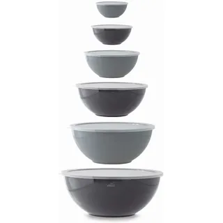 Lacor Set mit 6 Multi Schüsseln Grau/Weiß