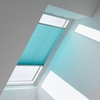 VELUX Plissee Uni Weiß Schiene