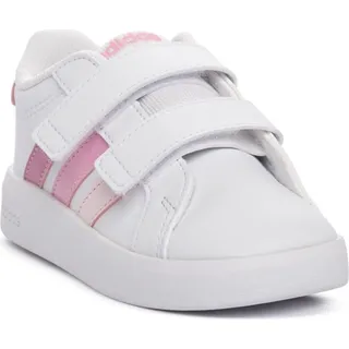 Adidas Unisex Baby Halbschuhe Modell KJ4372 in Weiß, ganzjährig - Rosa