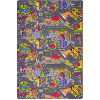 Snapstyle Kinder Spiel Strassenteppich (200 x 250 cm, Teppiche , Spielmatte,