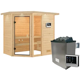 Jada inkl. 9 kW Ofen + ext. Steuerung + Dachkranz