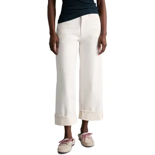 7/8-Jeans MARC O'POLO DENIM, Damen, Gr. 30, Länge 32, weiß_multi, Denim/Jeans, Obermaterial: 97% Baumwolle, 3% Elasthan, 7/8-Länge, Jeans 7/8-Jeans, Model Tomma wide aus hochwertigem Stretch-Denim, Hohe Taille