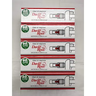 David Ross Mikromundstücke erhältlich in 3 verschiedenen Größen – lose Beutel mit je 10 Stück (20 Packungen à 8 mm)