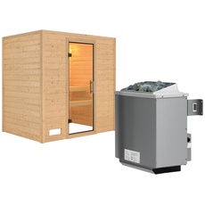 Bild Sauna Sonja Fronteinstieg, Ofen 9 kW integr. Strg«, beige