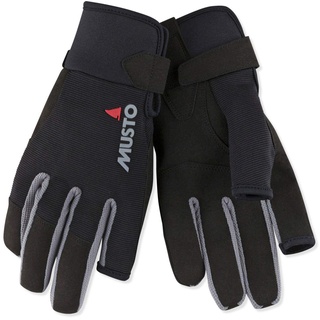 Musto Unisex Essential Sailing Long Finger Glove S, 991 Black